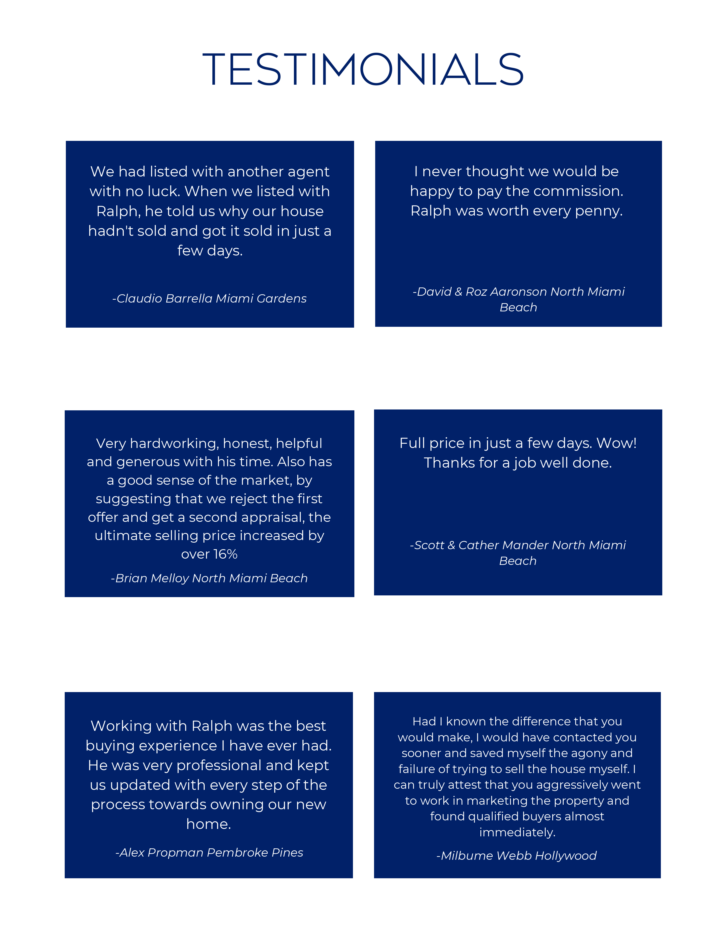 Testimonials No Footer