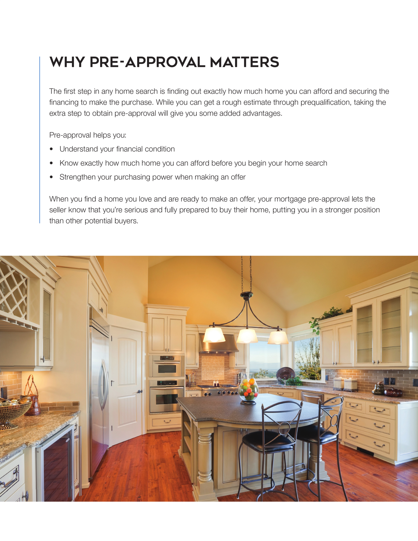 WHY PRE-APPROVAL MATTERS