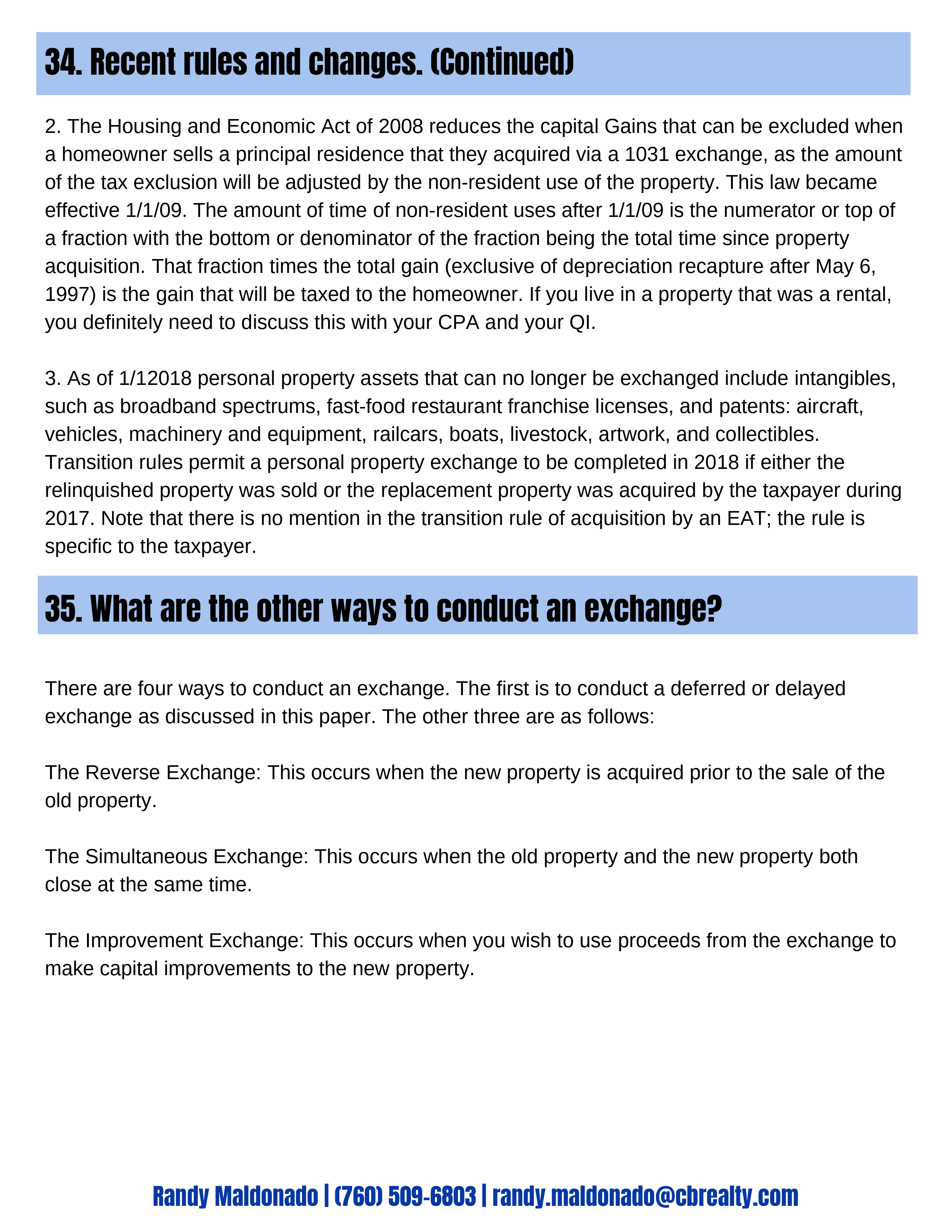 1031 Exchange (13/14)