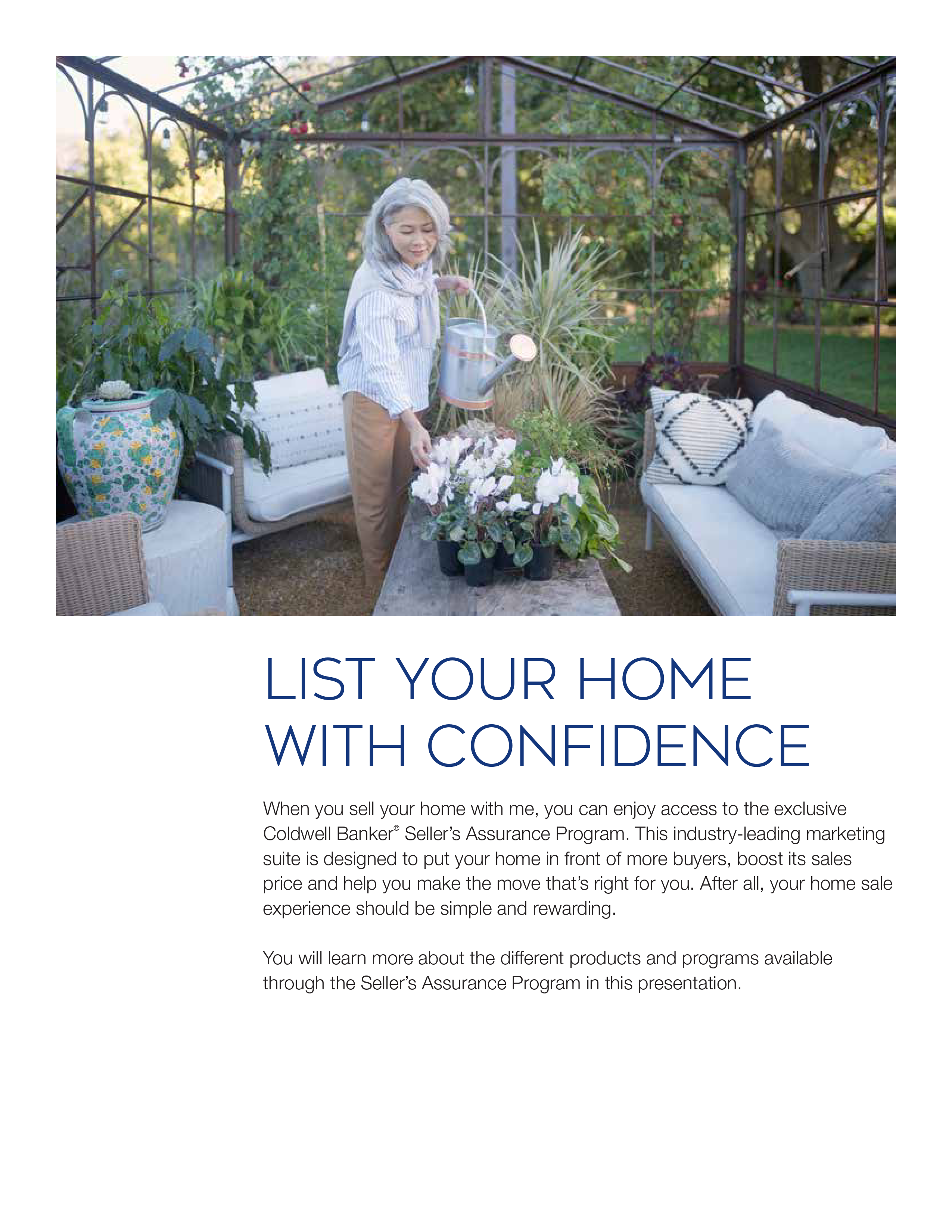 LIST YOUR HOME WITH CONFIDENCE