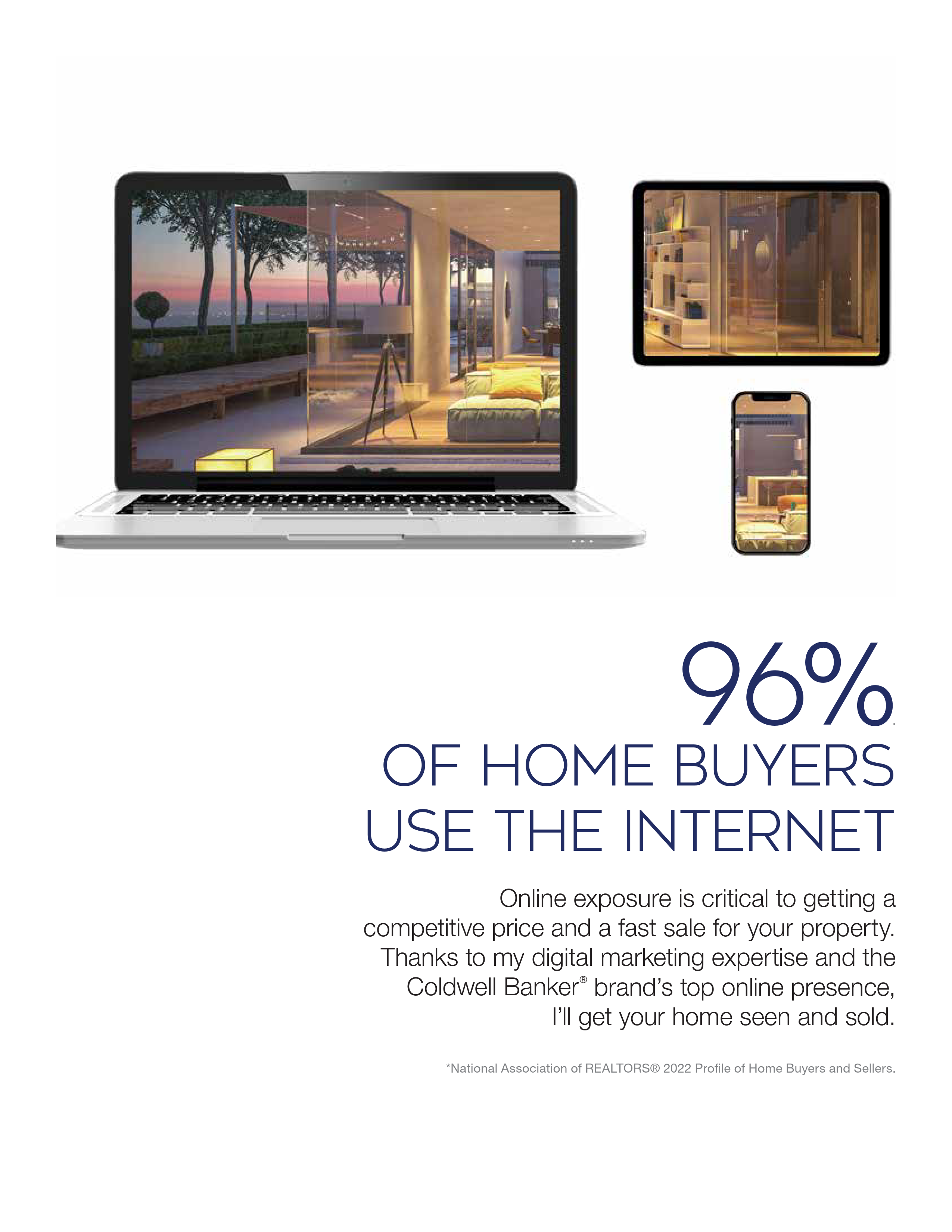 96% OF BUYERS USE THE INTERNET