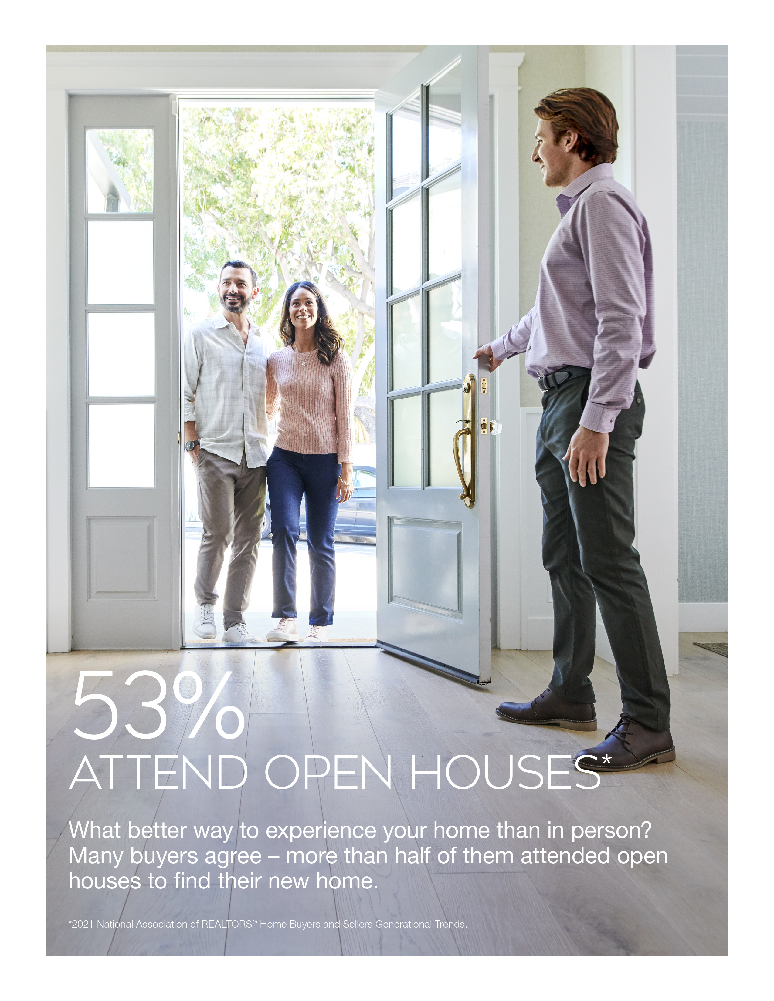 53% ATTEND OPEN HOUSES